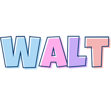 Walt pastel logo