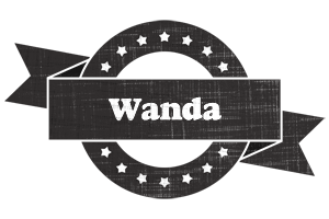 Wanda grunge logo