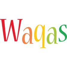 Waqas birthday logo