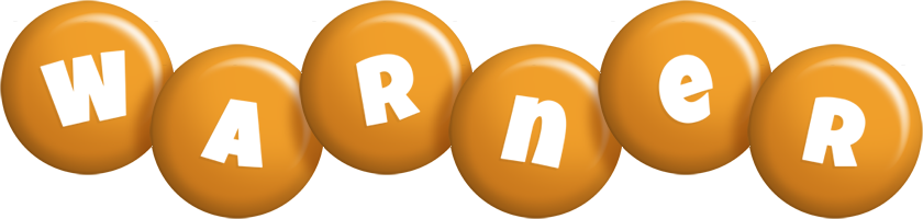 Warner candy-orange logo