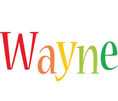 Wayne birthday logo