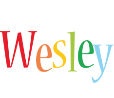 Wesley birthday logo