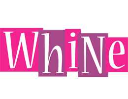 WHINE logo effect. Colorful text effects in various flavors. Customize your own text here: http://www.textGiraffe.com/logos/whine/