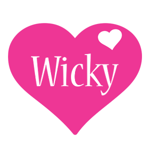 Wicky love-heart logo