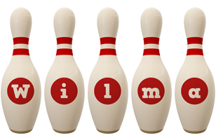 Wilma bowling-pin logo