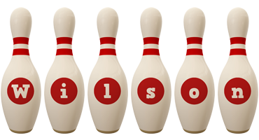 Wilson bowling-pin logo