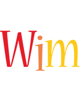 Wim birthday logo