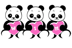 Wim love-panda logo