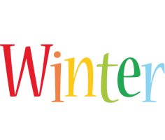 Winter birthday logo