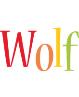 Wolf birthday logo