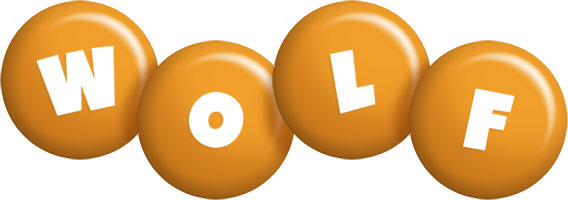 Wolf candy-orange logo