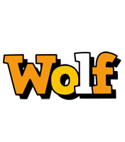 Wolf cartoon logo