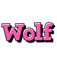 Wolf girlish logo