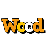Wood cartoon logo