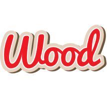 Wood chocolate logo
