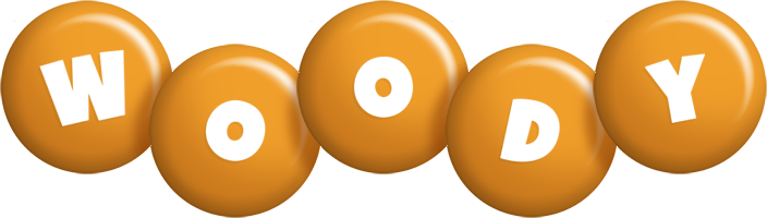 Woody candy-orange logo