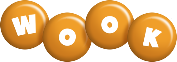 Wook candy-orange logo