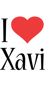 Xavi i-love logo