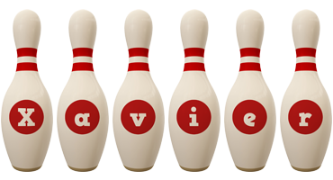 Xavier bowling-pin logo