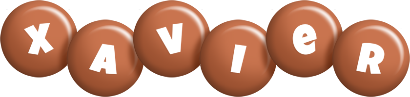 Xavier candy-brown logo