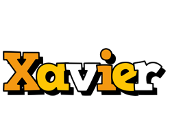 Xavier cartoon logo