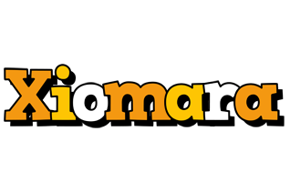 Xiomara cartoon logo