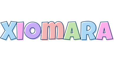 Xiomara pastel logo
