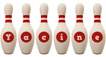 Yacine bowling-pin logo