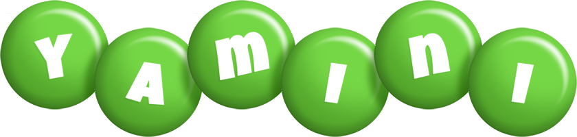 Yamini candy-green logo