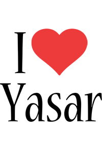Yasar i-love logo