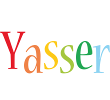 Yasser birthday logo