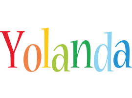 Yolanda birthday logo