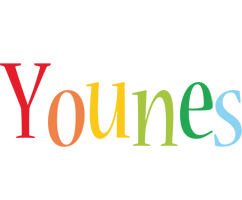 Younes birthday logo