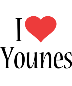 Younes i-love logo