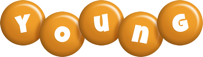 Young candy-orange logo