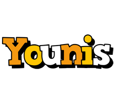 Younis cartoon logo