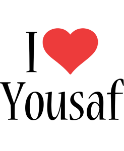 Yousaf i-love logo