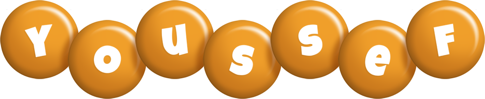 Youssef candy-orange logo