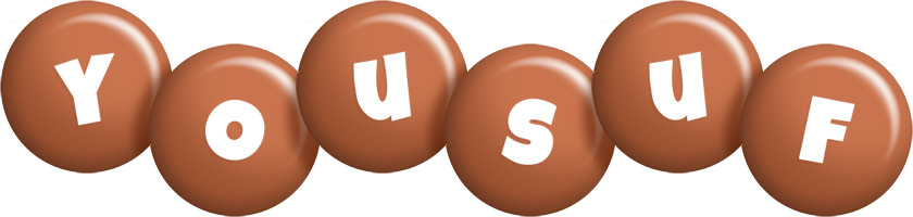 Yousuf candy-brown logo