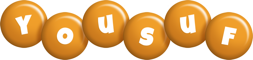 Yousuf candy-orange logo