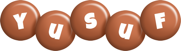 Yusuf candy-brown logo
