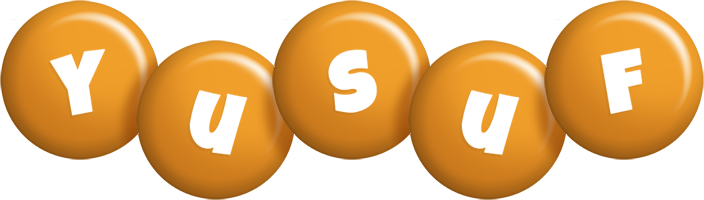 Yusuf candy-orange logo
