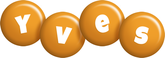 Yves candy-orange logo