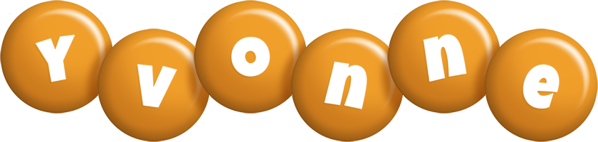 Yvonne candy-orange logo