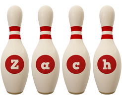 Zach bowling-pin logo