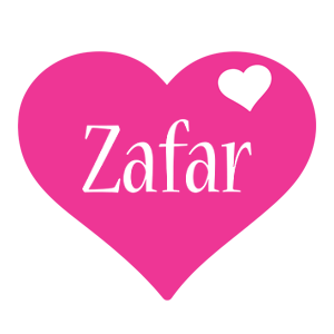 Zafar love-heart logo