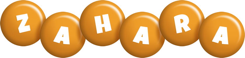 Zahara candy-orange logo