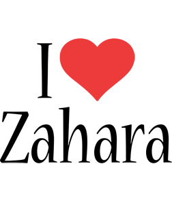 Zahara i-love logo