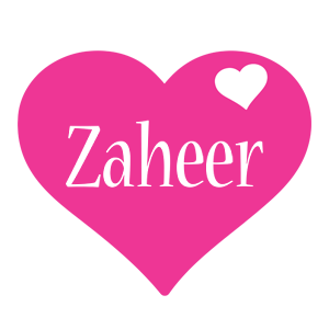 Zaheer love-heart logo