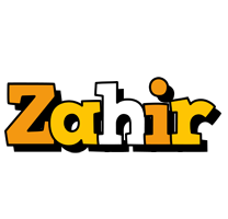 Zahir cartoon logo